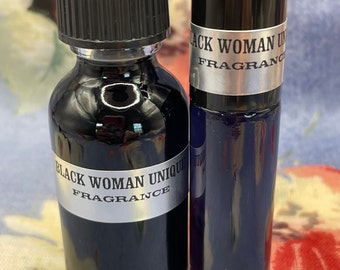 Black Woman Unique Perfume Body Oil  free shipping