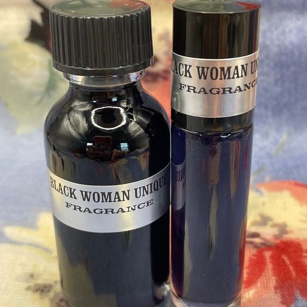Black Woman Unique Perfume Body Oil  free shipping