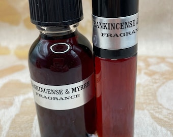 Frankincense & Myrrh Perfume Body Oil free shipping