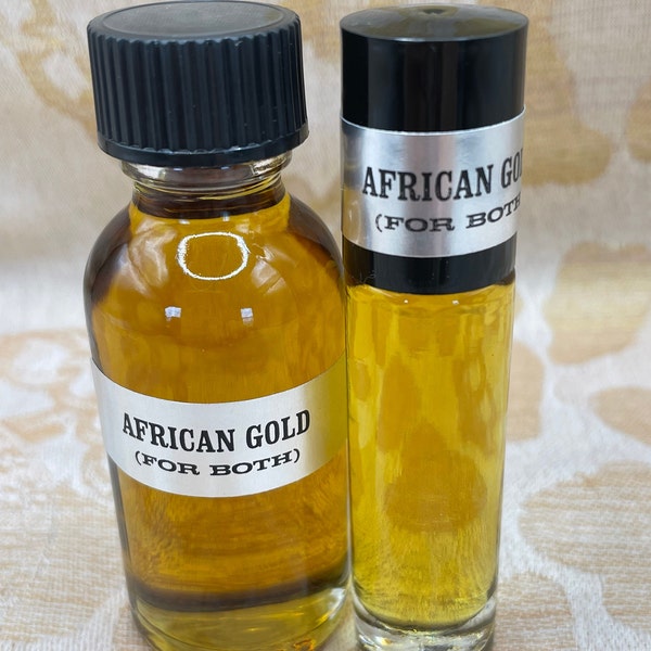 African Gold Perfume Body Oil Unisex free shipping