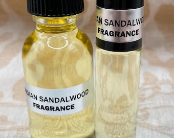 Indian Sandalwood Perfume Body Oil -Alcohol Free