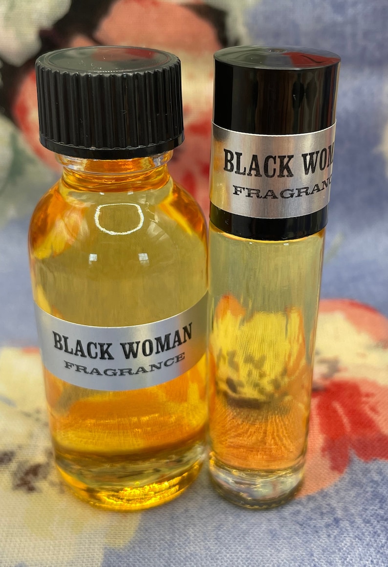Black Woman Perfume Body Oil Free Shipping Etsy
