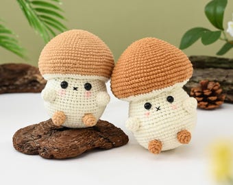 Low-Sew Pilz Baby Häkelanleitung, Woodland Amigurumi PDF Anleitung (Instant Download)