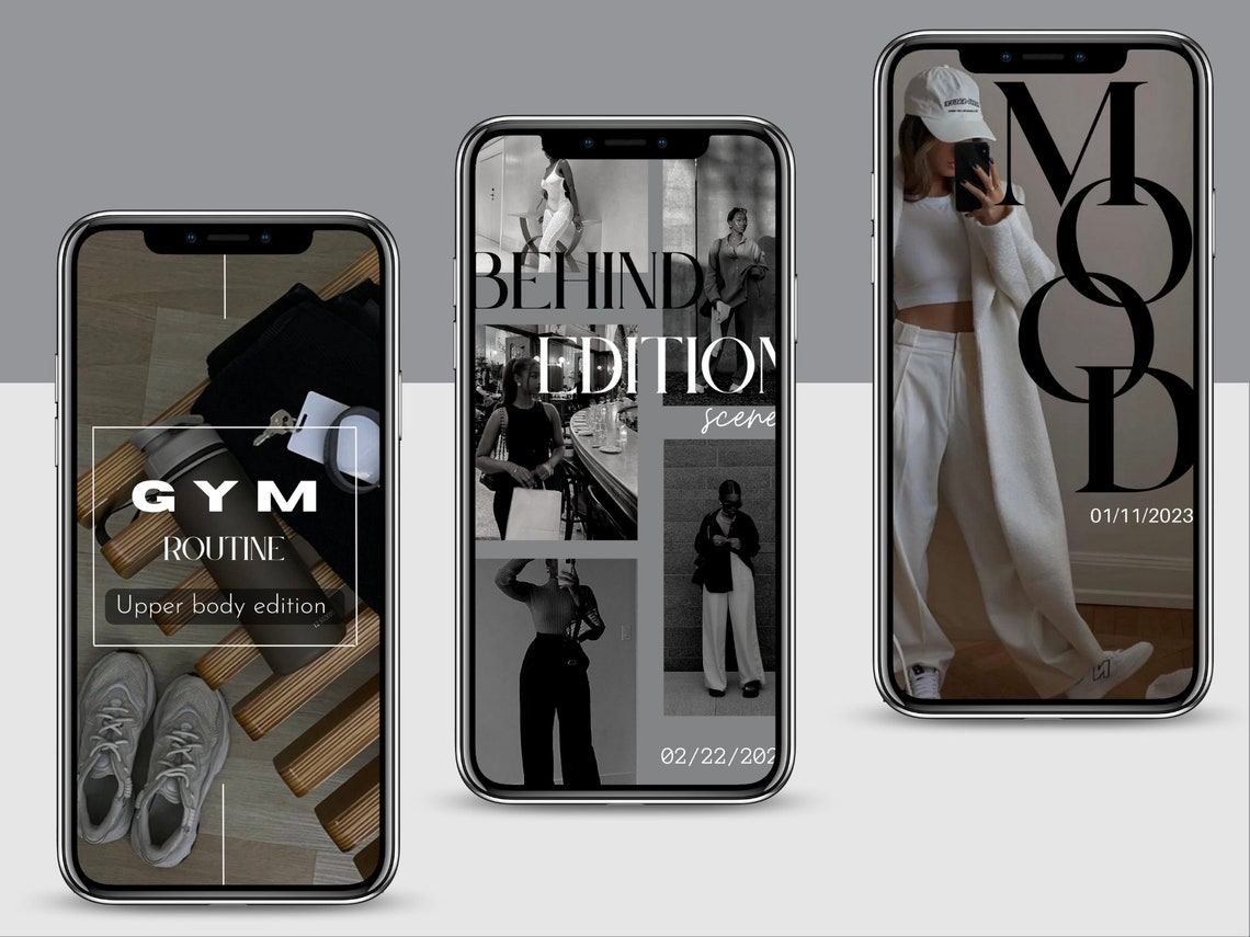 15 Minimalist Instagram Reel Template Reel Cover Influencer Reel Cover