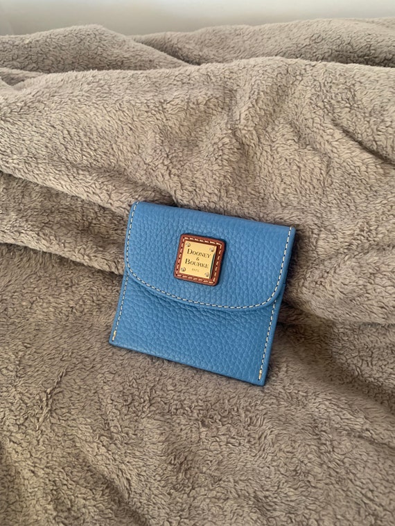 Dooney and Bourke Pebbled Leather Credit Card Wal… - image 1