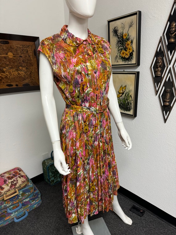 Sacony Dress With Belt /Vintage Dress - image 10