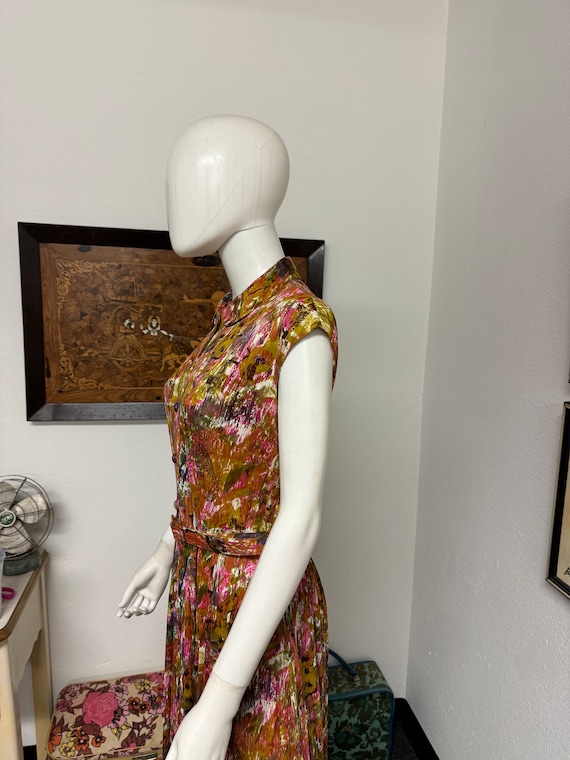 Sacony Dress With Belt /Vintage Dress - image 2
