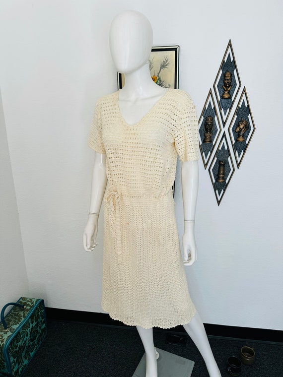 Vintage Handmade Crocheted Dress