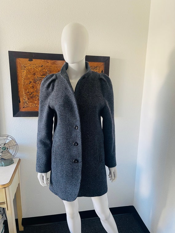 Vintage International Scene Tweed Coat