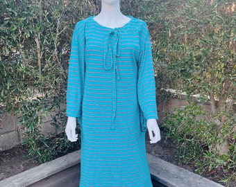 Vintage Striped House Dress