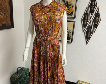 Vintage Lou Scheider Dress With Belt