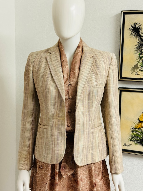 Evan Picone Neutral Colored Blazer