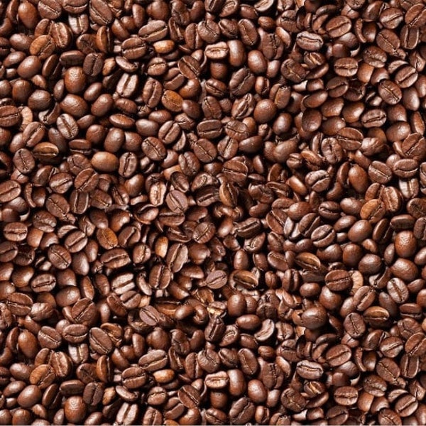 Coffee fabric - Coffee Beans by Elizabeth's Studio - Food Festival collection - 100% Cotton Fabric