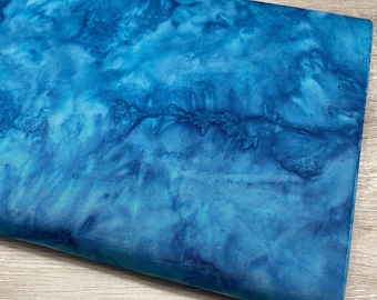 Tissu batik Hoffman Bali - 1895-1861 turquoise - 100 % coton - Aquarelles