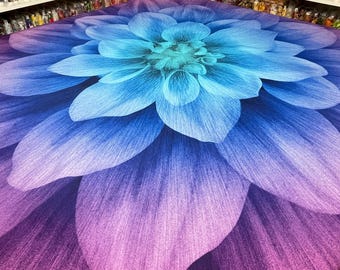 Dream Big Panel "Aurora" by Hoffman Fabrics - 43" Square - 100% cotton fabric - fabric panels floral material quilting