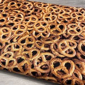 Pretzel Fabric - Ale House Collection - 100% Cotton - Benartex - Food fabric - Bar food - Snack Food