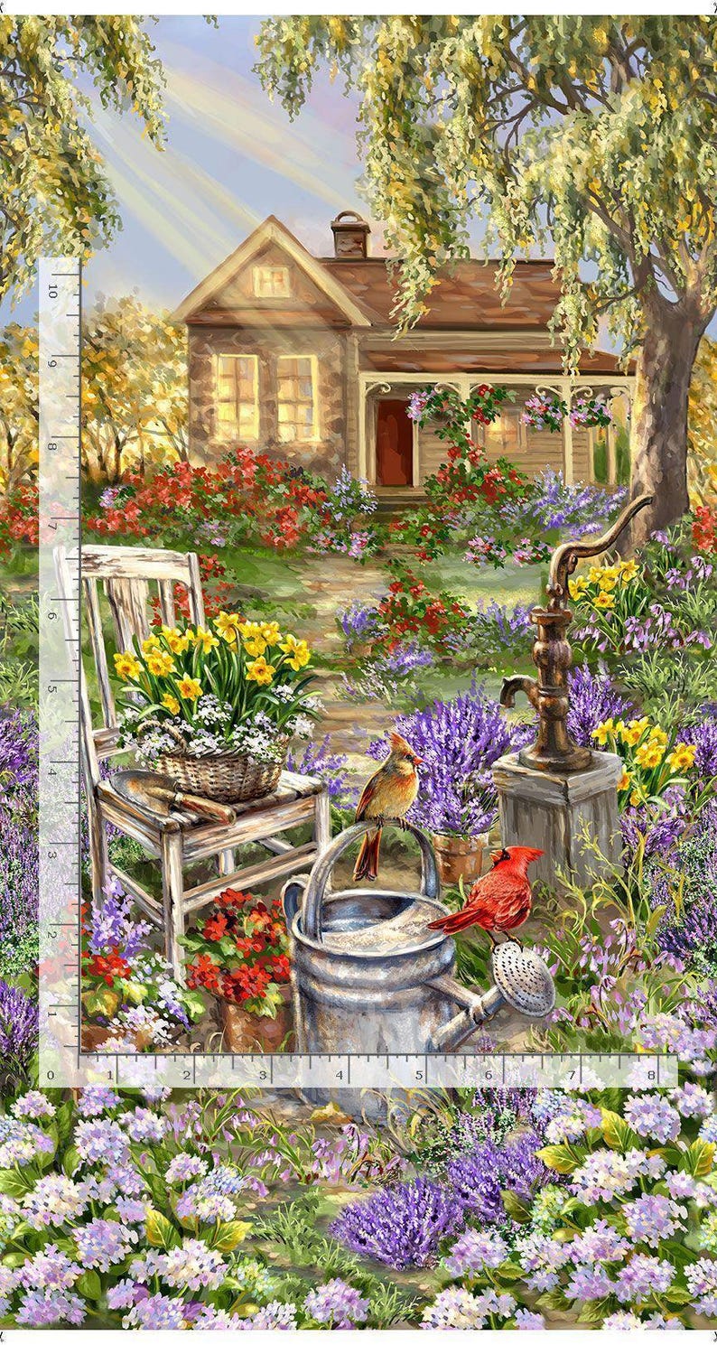 Spring Fabric Panel Patterns Spring Song Fabric Panel 24