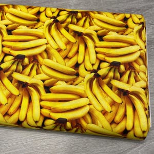 Banana Fabric - 100% Cotton - Whistler Studios - Windham - A La Carte Call Me - Fruit Monkey Food