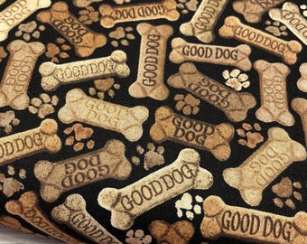 Tossed Dog Bones by Timeless Treasures - 100% Cotton Fabric - Dog Treats, Good Dog, Good Dog Bone, Pet, Puppy, Animals