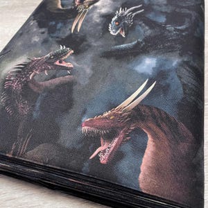 Dragon Fabric - Tossed Dragons in Clouds - Timeless Treasures - 100% Cotton - Dragon&#39;s Lair Collection - FUN-CD3065 NIGHT