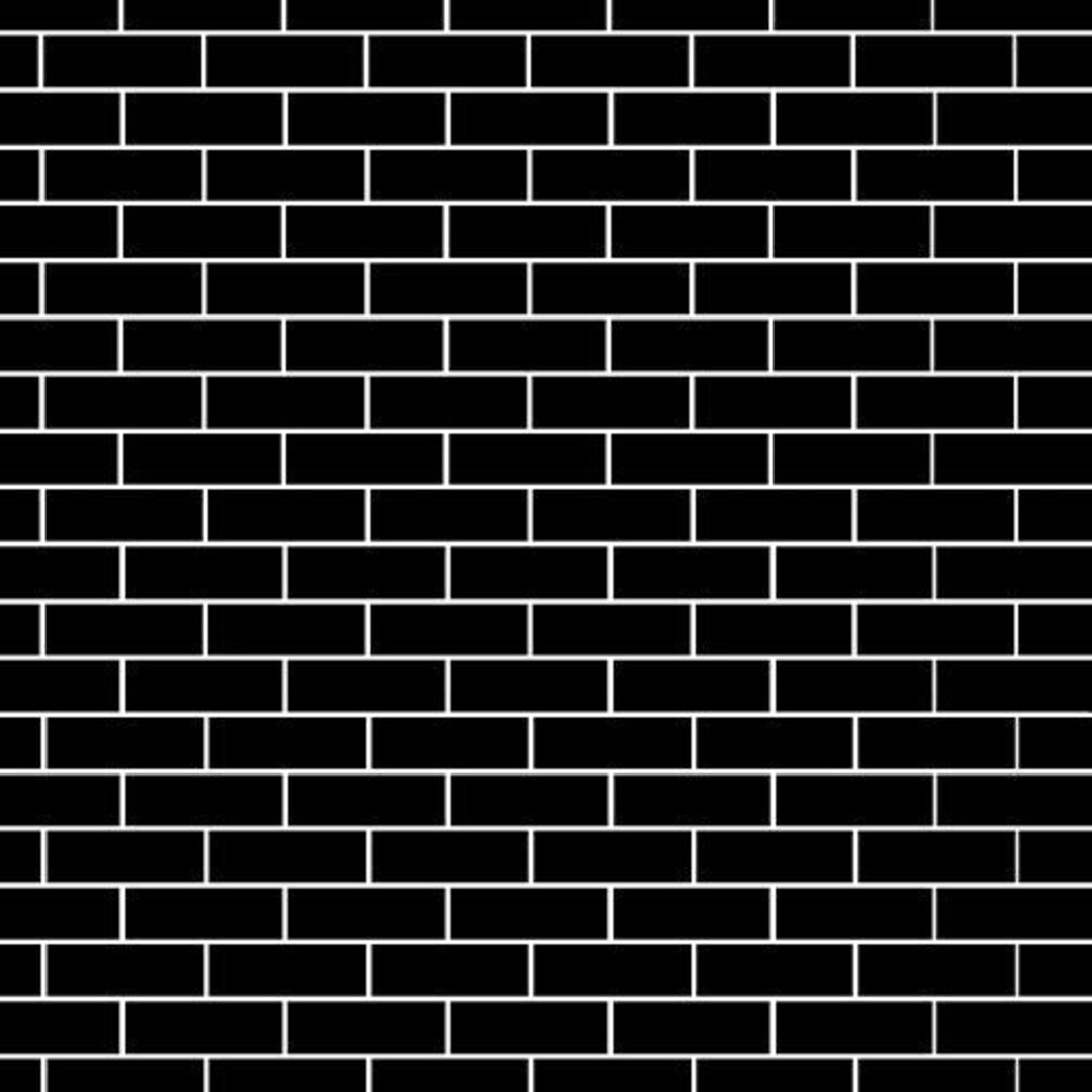 Black Brick Tiles Glow in the Dark Brick by Brick Construction Crew by