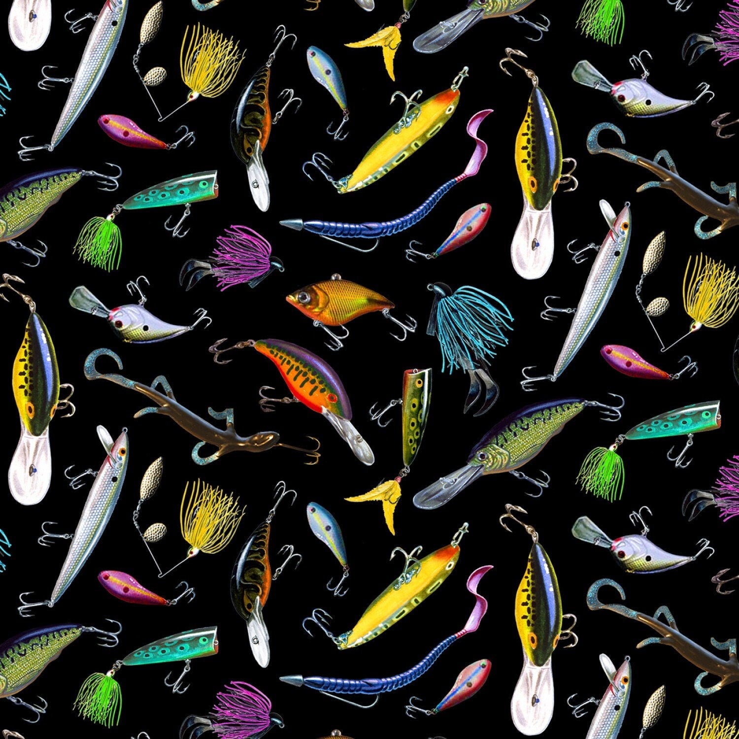 Fishing Lures Fabric -  Canada