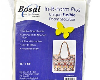 Bosal 18" x 58" DOUBLE Sided Fusible Stabilizer - Style 493-18 In-R Form Plus