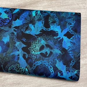 Dragon Fabric - Blue Fury - 100% Cotton - In The Beginning Studio - 4DRG-2