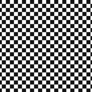 Tissu damier - carreaux 1/4" - 100 % coton - drapeau à damier de voitures de course - Timeless Treasures - carreaux noirs et blancs