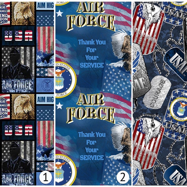 Air Force Fabric - U.S. Military - USAF - Sykel - 100% Cotton Fabric