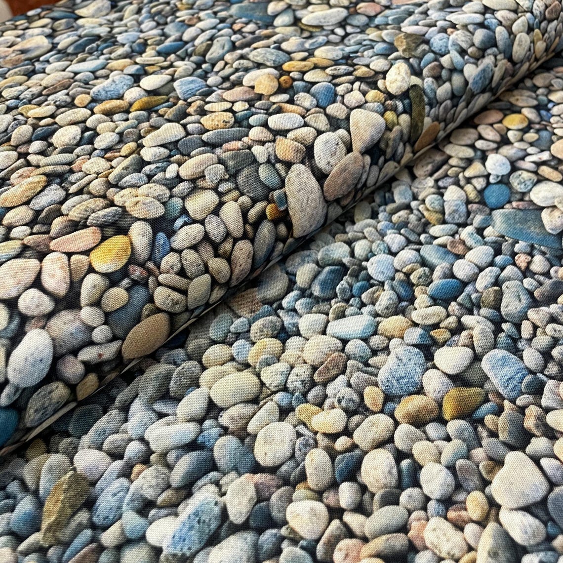 Clothes Made From Rocks On the Rocks Fabric - Windham - 100% Cotton - Skipping Stones Beach ...