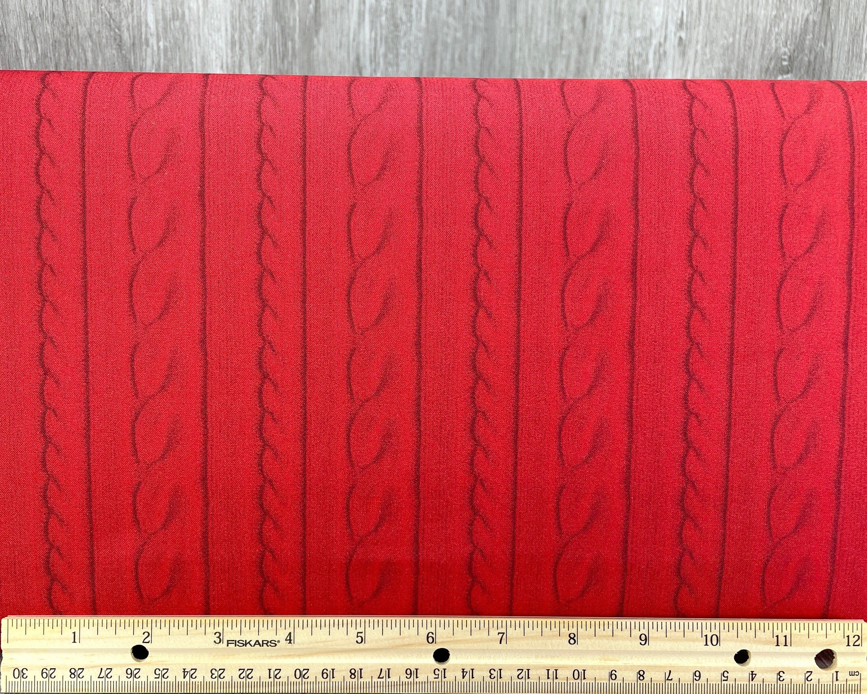 Red sweater cheap knit fabric