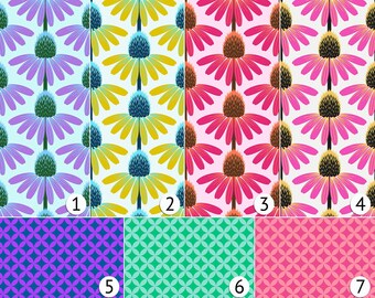 Anna Maria Horner - Love Always AM - 100% Cotton Fabric - FreeSpirit Fabrics - Echinacea floral fabric