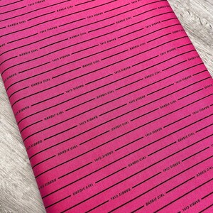 Barbie Fabric - Barbie Girl Stripe Hot pink by Riley Blake - 100% cotton fabric