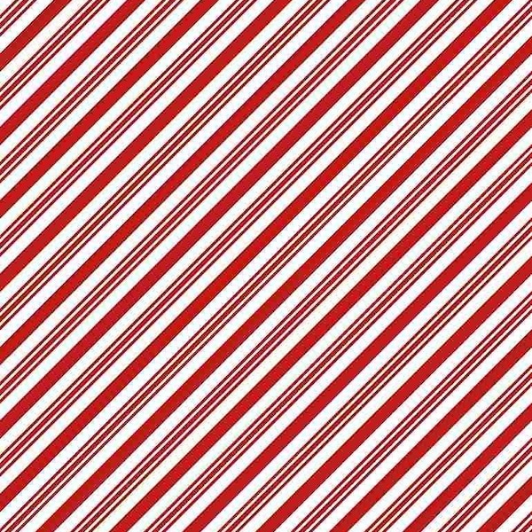 Candy Cane Diagonal Red Stripes Fabric - Timeless Treasures - 100% Cotton - CD1465