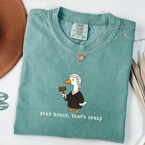 Comfort Colors Goose Lawyer Shirt, Funny Lawyer Gildan Sweatshirt, Law School Graduation Future Lawyer Shirt, Silly Attorney Law Student Tee