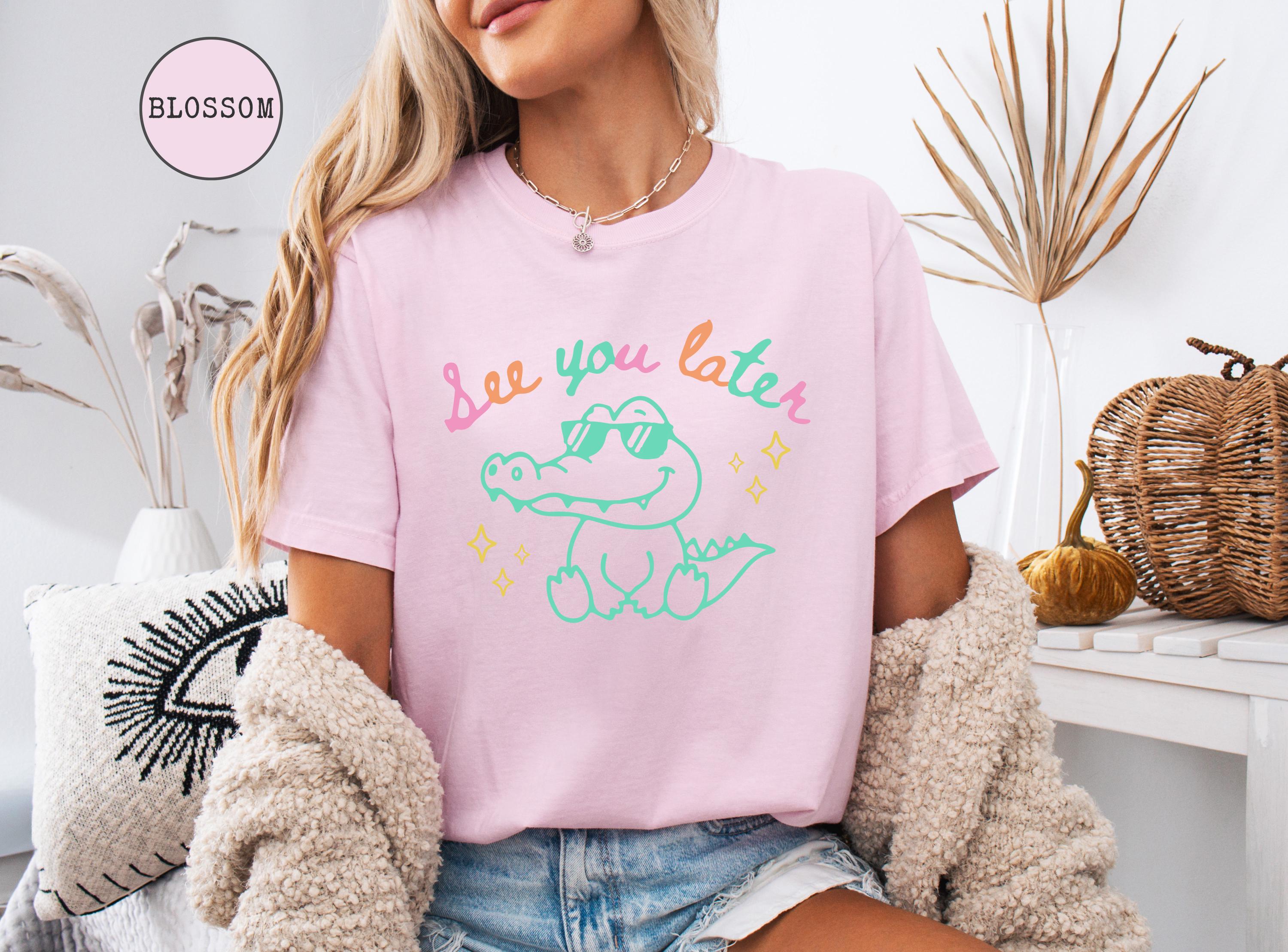 See You Later Alligator Teacher Shirt, Last Day of School Tee, End of Year Comfort Colors® Teacher TShirt, Teacher Summer Gift, Teacher Gift