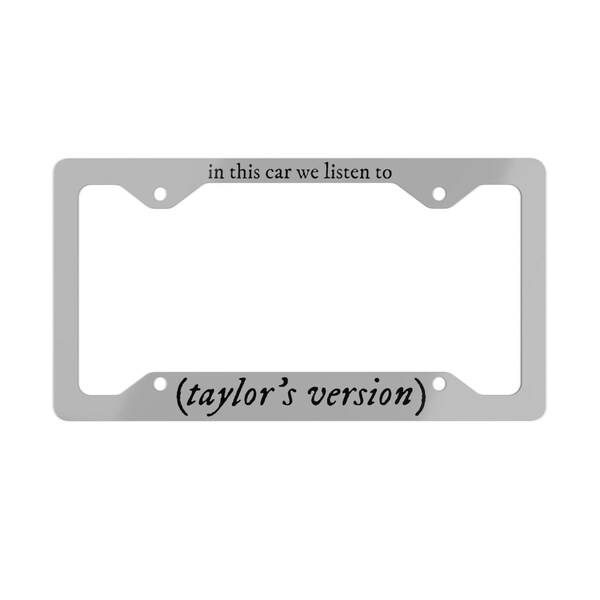 Taylor swiftie license plate frame Etsy España