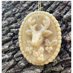 Beeswax Ornament -- Holly the Reindeer