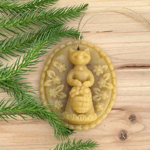 Beeswax Ornament--Springtime Lady