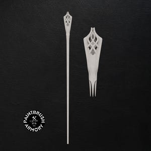 The White Wizards Staff | 3D Print STLR Files | Fanmade Art