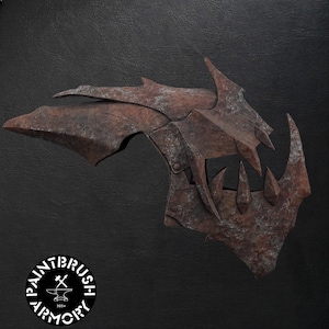 Goblin Mountain Warrior Helmet | 3D Print STL Files | Fanmade Art