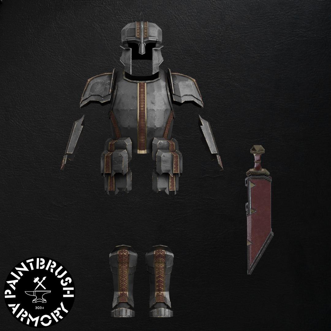 IDF Armor Series 3冊セット IH Dwarven Warrior Armor Set | 3D Print Files | Fan Made - Etsy