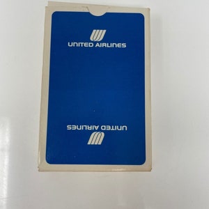 United Airlines Vintage Playing Cards- Sealed Never Opened
