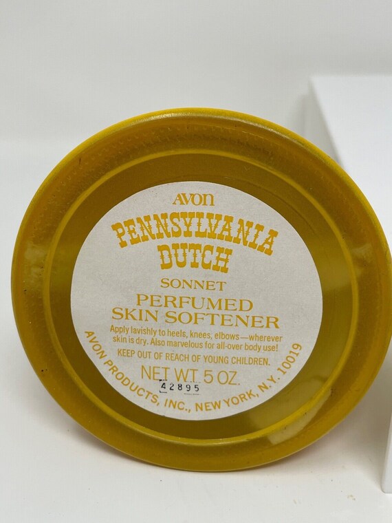 Vintage Avon Pennsylvania Dutch Skin Softener Jar - 1… - Gem