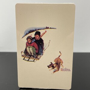 Vintage Norman Rockwell Trump Playing Cards Sealed Deck