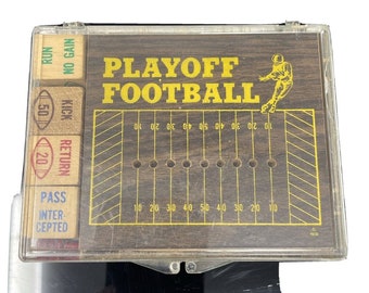Playoff Football Games Crestline Wood Board Peg Dice  Block Toys No 98