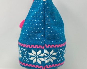 Danspun Pure Wool Vintage Beanie Ski Hat With Tassel - Etsy display picture 1
