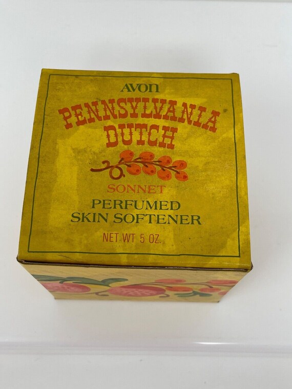Vintage Avon Pennsylvania Dutch Skin Softener Jar - 1… - Gem
