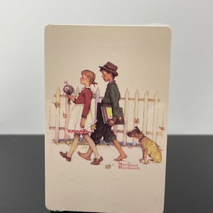Vintage Norman Rockwell Trump Playing Cards Sealed Deck